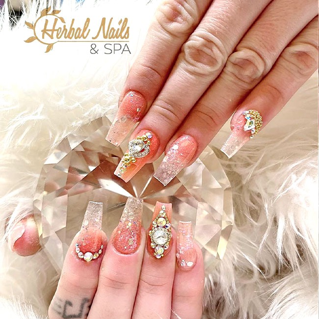 Herbal Nails & Spa Eastvale CA 92880 Manicure & Pedicure Designs