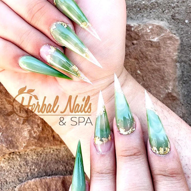 Herbal Nails & Spa Eastvale CA 92880 Manicure & Pedicure Designs